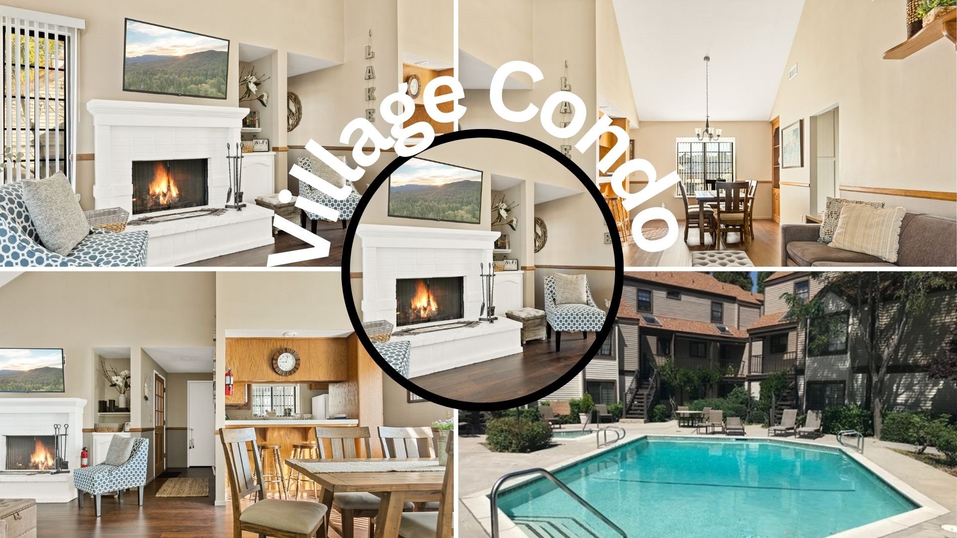 Lake Arrowhead Village Condo with Pool and Spa Arrowhead Rentals